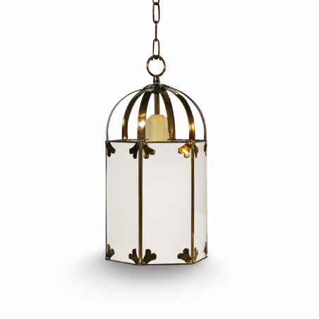 Farol Granadino Artístico 75420 de Metal y Cristal