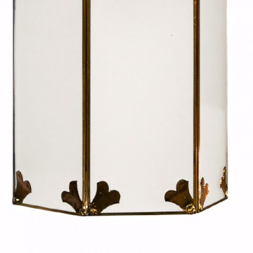 Farol Granadino Artístico 75420 | Farol Artesanal de Metal y Cristal