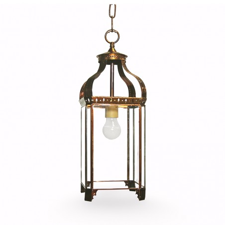 Farol Colgante Artístico Granadino 75200 de Metal y Cristal