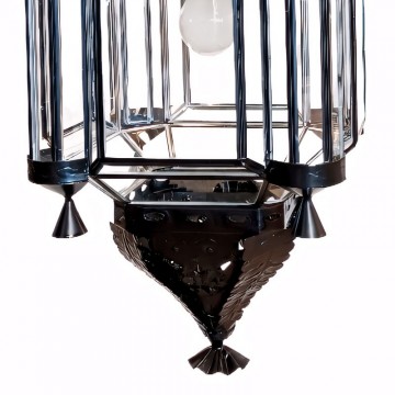 Farol Colgante Artístico Granadino 75240 de Metal y Cristal parte inferior