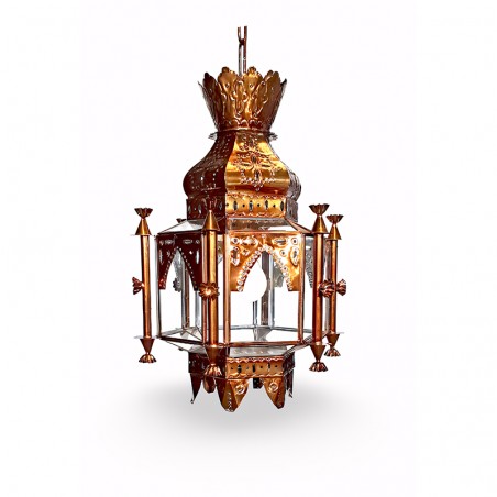 Farol Artístico Moruno Granadino 75030 de Metal y Cristal