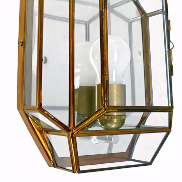 Aplique Artístico Granadino 75450 de Metal Repujado y Cristal parte inferior