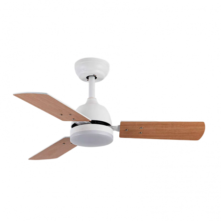 Ventilador DC POR 91.4D LED 20W Blanco 3 Aspas