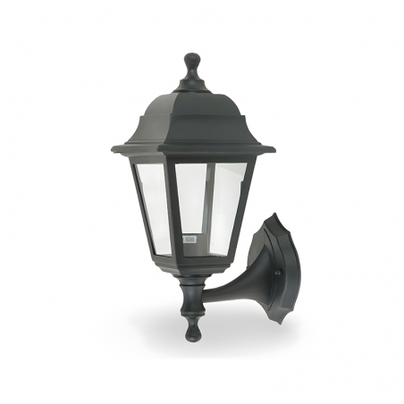 Aplique de Pared ALB Exterior Negro IP44