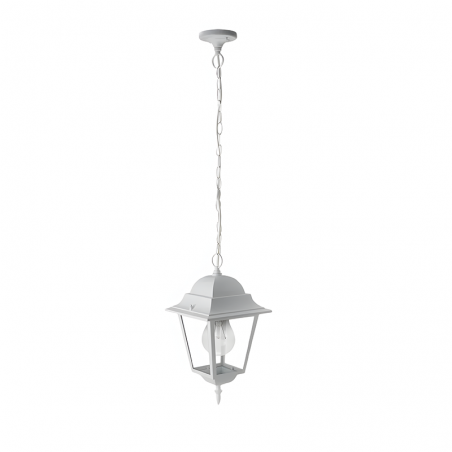 Lámpara Colgante Exterior 91001 Blanca IP44
