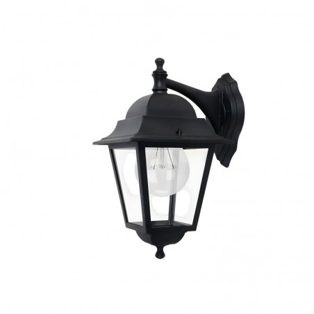 Aplique de Pared SPI Exterior Negro IP44