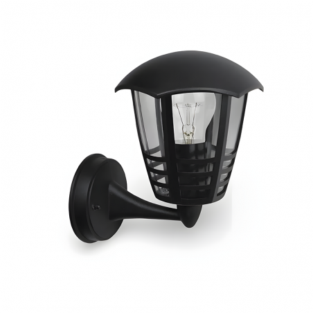 Aplique ALN Exterior Negro con Brazo IP44