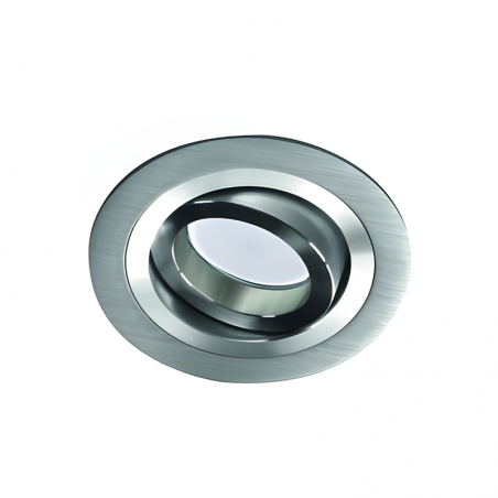 Empotrable Basculante Redondo Helium Aluminio