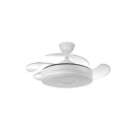 Ventilador DC 91D LED 59W Aspas Retractiles