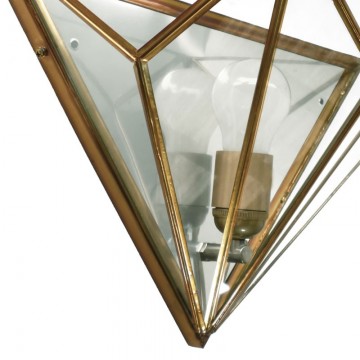 Aplique Artístico Granadino 70471 de Metal y Cristal transparente parte inferior