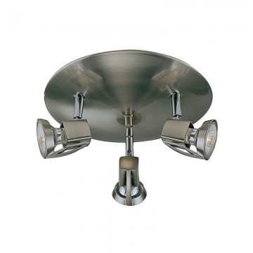 Plafón Níquel 3 Luces Arco...