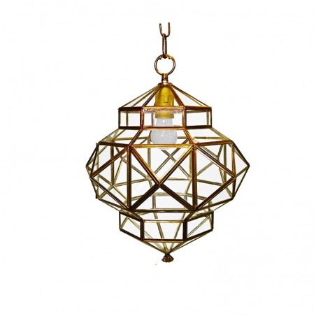 Farol Artístico Granadino 70593 de Metal y Cristal