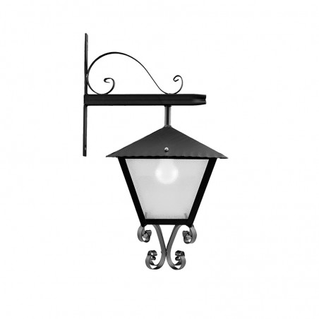 Farol Soporte de Pared Exterior 10790 con Cristal