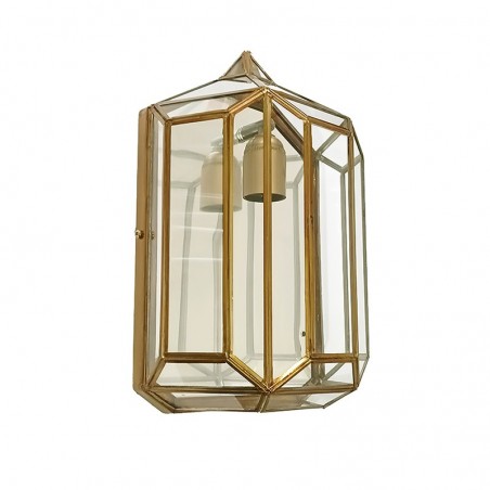 Aplique Artesanal Granadino 70240 de Metal y Cristal