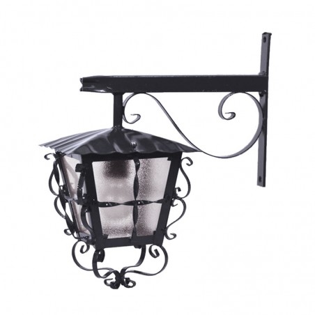 Farol Soporte Pared Exterior 10340 con Cristal