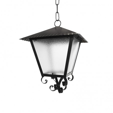 Farol Techo Exterior 11130 de Metal y Cristal